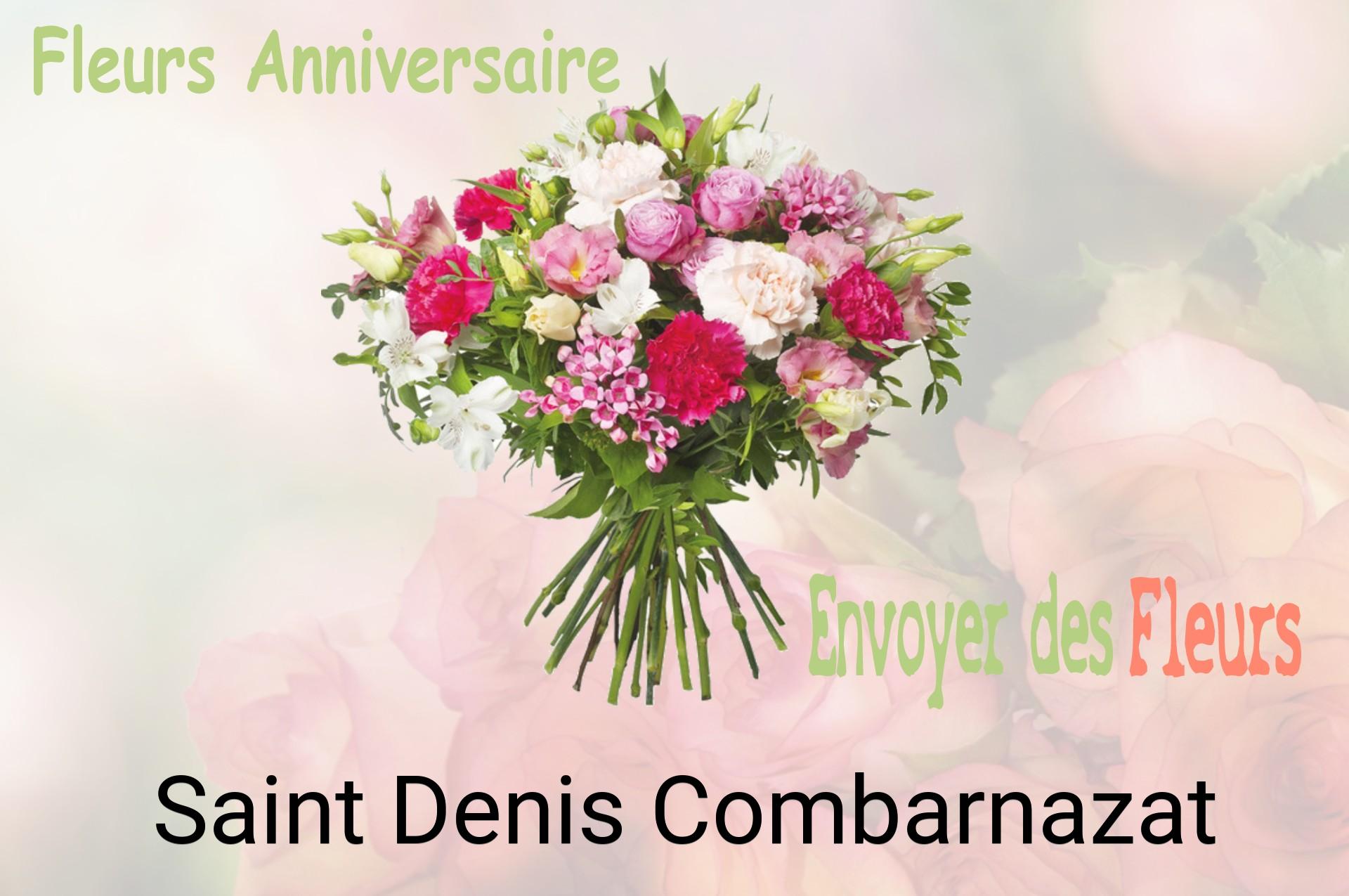 Bouquet de fleurs d’anniversaire livré à Saint-Denis-Combarnazat