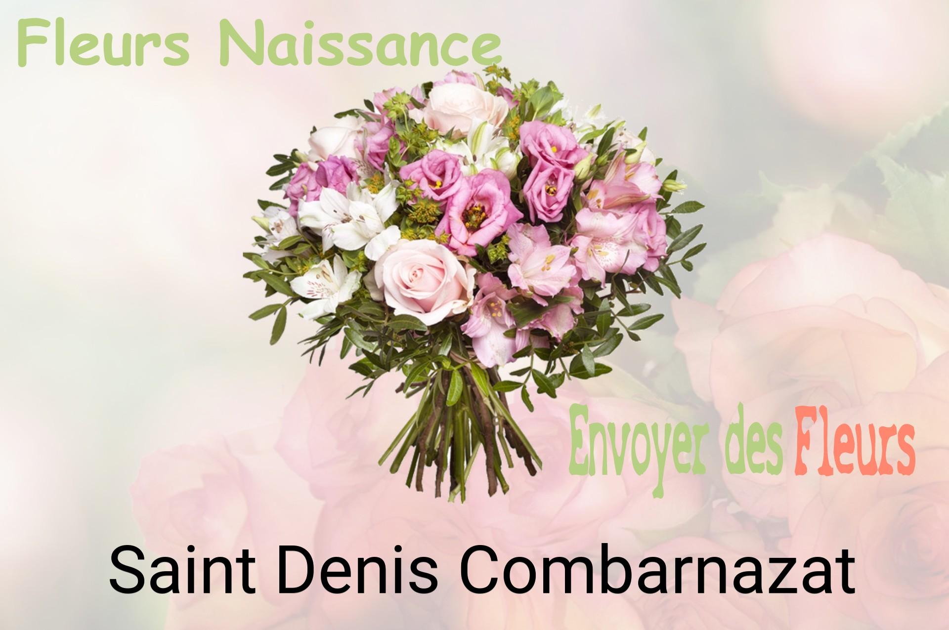 Bouquet de fleurs de naissance livré à Saint-Denis-Combarnazat